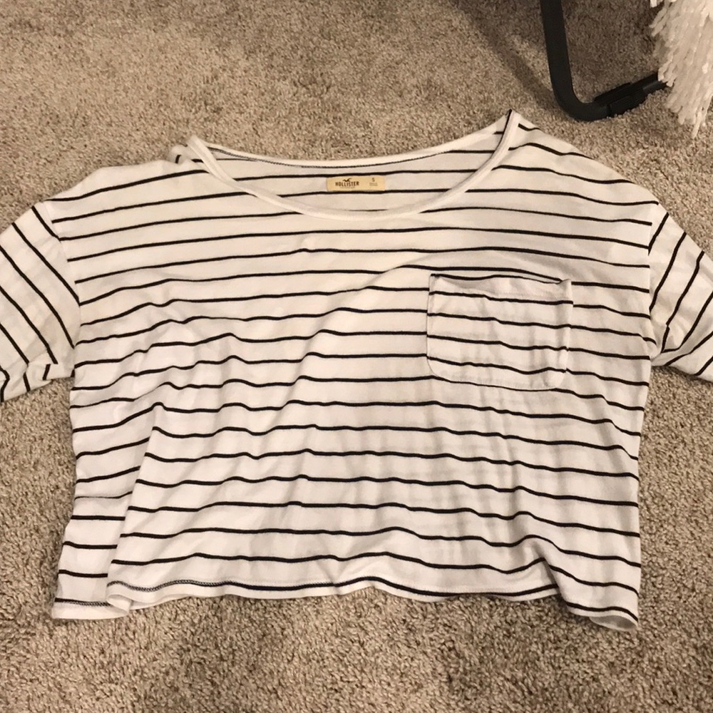 Striped crop top